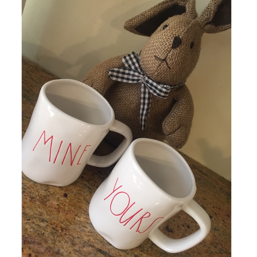 Rae Dunn Mine & Yours Mugs